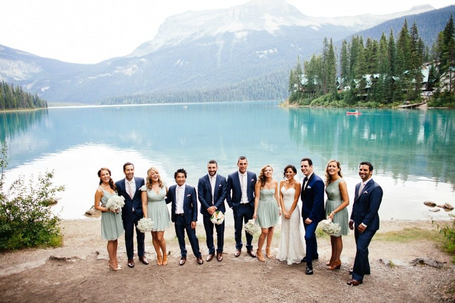 Emerald Lake wedding from Naturally Chic | Photo by T.LAW Photography