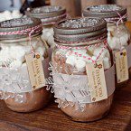 custom hot cocoa favors | winter wedding designed by Naturally Chic | Photo by Orange Girl