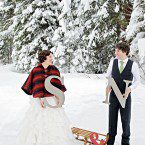 Emerald Lake Lodge winter wedding | Design by Naturally Chic (www.naturallychic.ca) | Photo by Orange Girl