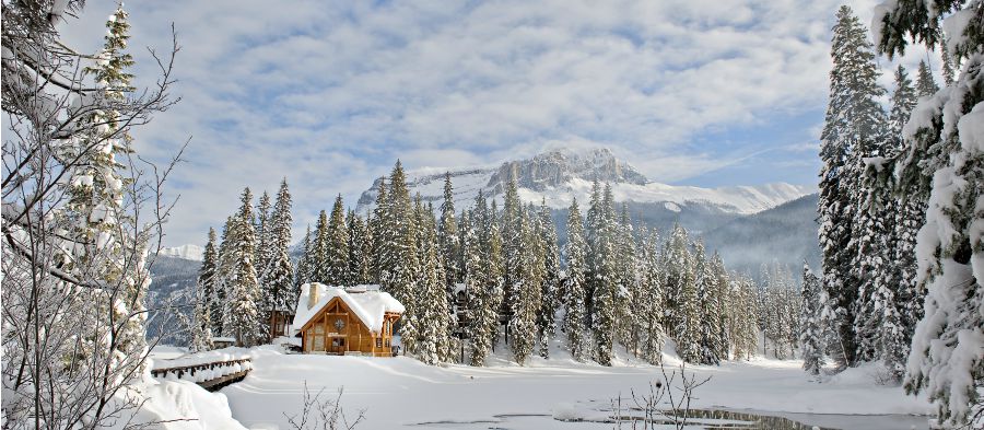 Naturally Chic Winter Wedding Paradise at Emerald Lake Lodge | Photo by Orange Girl